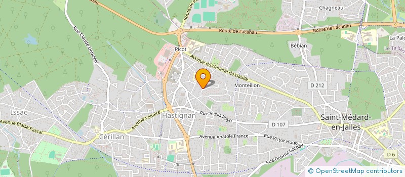 localisation de l'entreprise MANCIOT SPFPL à SAINT-MEDARD-EN-JALLES