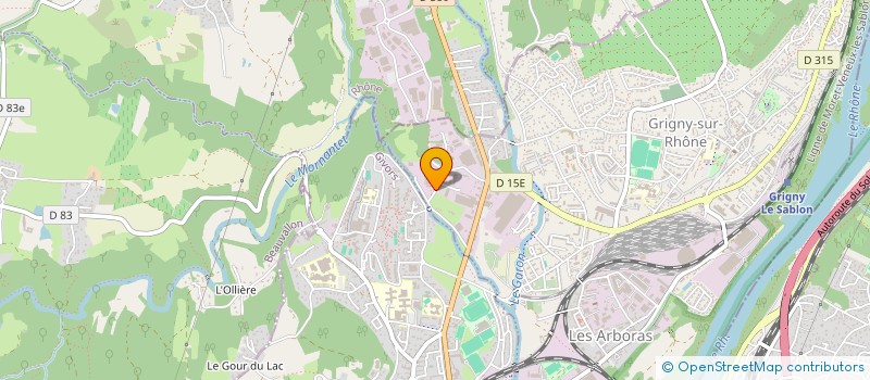 localisation de l'entreprise MANCIPOZ BETON à GRIGNY