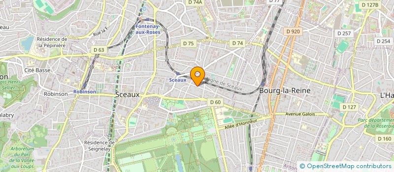 localisation de l'entreprise MANCO à SCEAUX