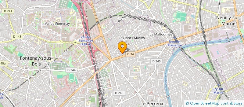 localisation de l'entreprise MANCO à LE PERREUX-SUR-MARNE