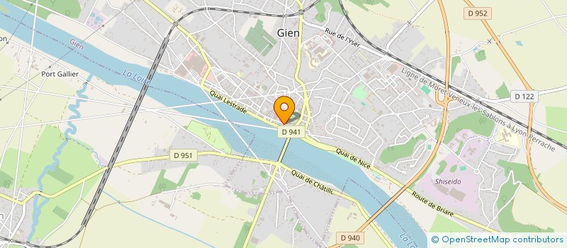 localisation de l'entreprise MANCON - DAMON à GIEN
