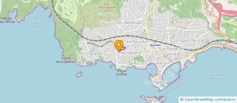 localisation de l'entreprise MANCORA  BANDOL