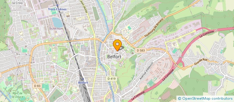 localisation de l'entreprise MANCOST à BELFORT