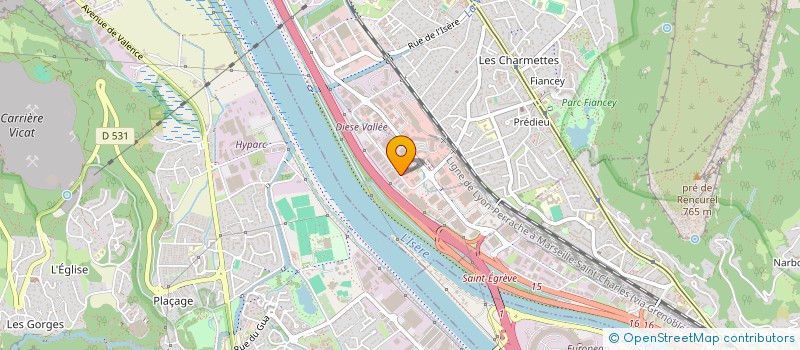 localisation de l'entreprise MANCUP à SAINT-EGREVE