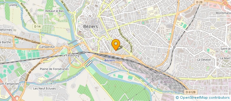 localisation de l'entreprise MANCYR  BEZIERS