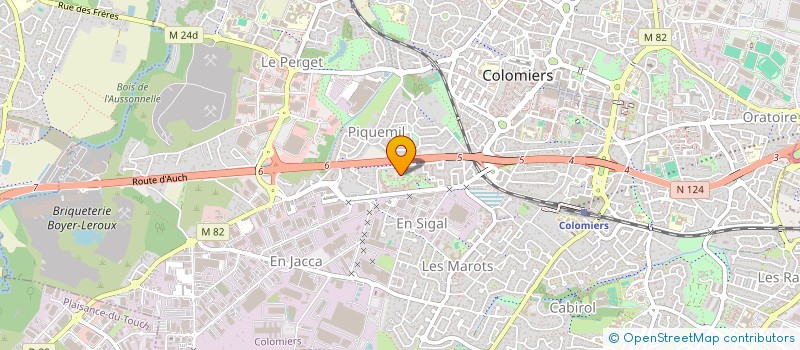 localisation de l'entreprise MANCYR PROD à COLOMIERS