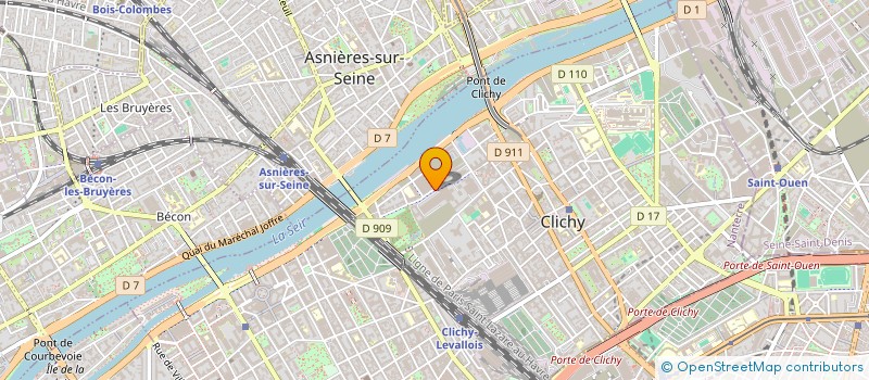 localisation de l'entreprise MAND-MAX à CLICHY