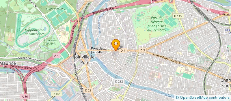 localisation de l'entreprise MANDA à JOINVILLE-LE-PONT