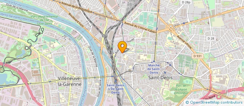 localisation de l'entreprise MANDA à SAINT-DENIS
