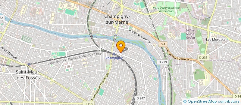 localisation de l'entreprise MANDA à SAINT-MAUR-DES-FOSSES