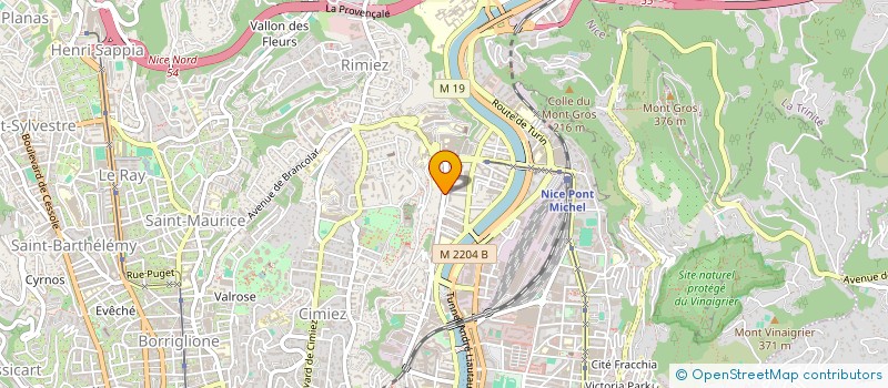 localisation de l'entreprise MANDA CLEAN à NICE