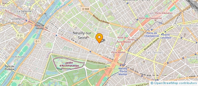 localisation de l'entreprise MANDA (EX-AGENCE IMMOBILIERE DU ROULE) à NEUILLY-SUR-SEINE