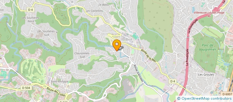 localisation de l'entreprise MANDA PROJECT  BIOT