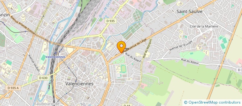 localisation de l'entreprise MANDACARS FRANCE à VALENCIENNES