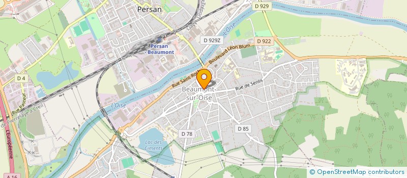 localisation de l'entreprise MANDAGOUT  BEAUMONT-SUR-OISE