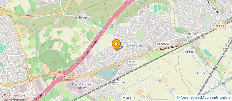 localisation de l'entreprise MANDAL à BAILLARGUES