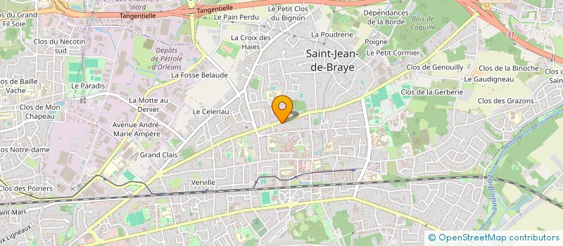 localisation de l'entreprise MANDALA à SAINT-JEAN-DE-BRAYE