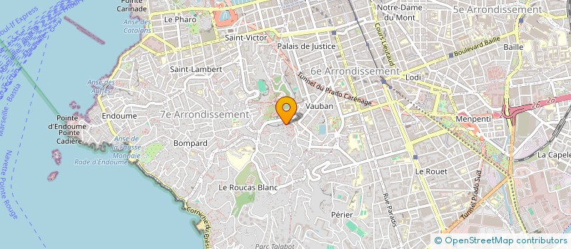 localisation de l'entreprise MANDALA à MARSEILLE