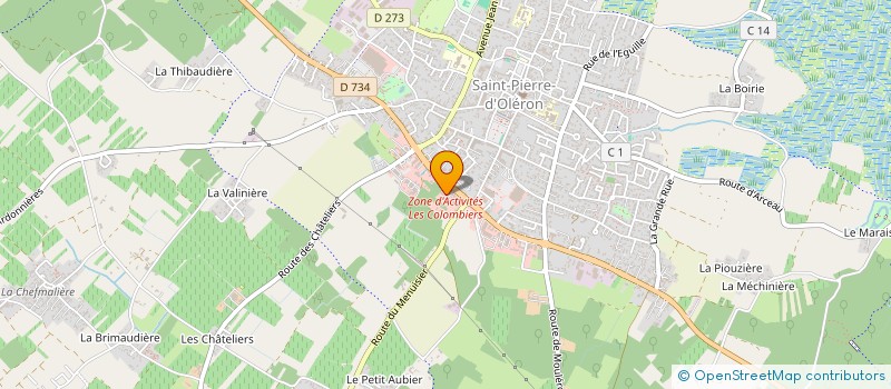 localisation de l'entreprise MANDALA  SAINT-PIERRE-D'OLERON