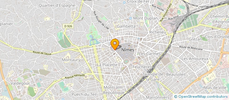 localisation de l'entreprise MANDALAY à NIMES