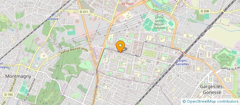 localisation de l'entreprise MANDALIA à SARCELLES