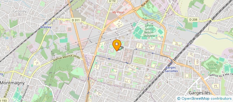 localisation de l'entreprise MANDALIA POUR TOUS  SARCELLES