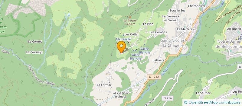 localisation de l'entreprise MANDALLAZ SOLUTIONS à SAINT-NICOLAS-LA-CHAPELLE