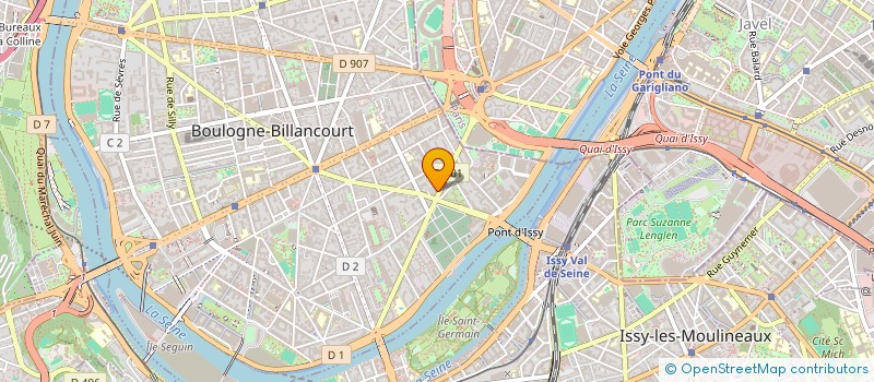 localisation de l'entreprise MANDALORE RACING STABLE SAS  BOULOGNE-BILLANCOURT