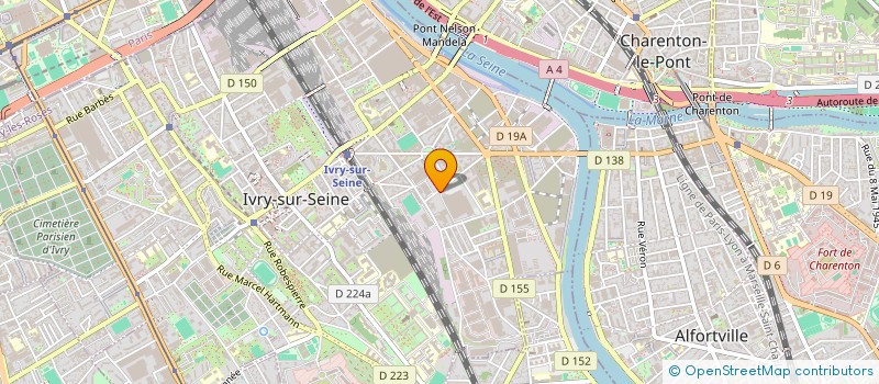 localisation de l'entreprise MANDAREEN CONSEIL à IVRY-SUR-SEINE