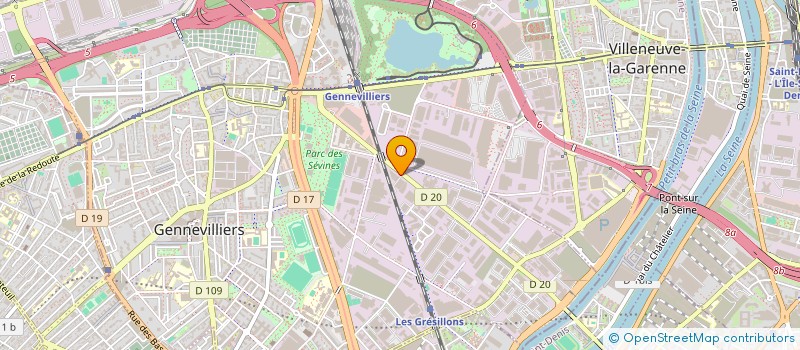 localisation de l'entreprise MANDARIN & CO à GENNEVILLIERS