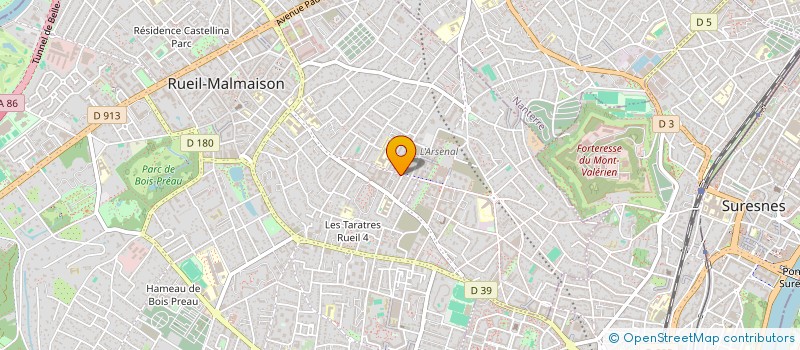 localisation de l'entreprise MANDARIN DE RUEIL à RUEIL-MALMAISON