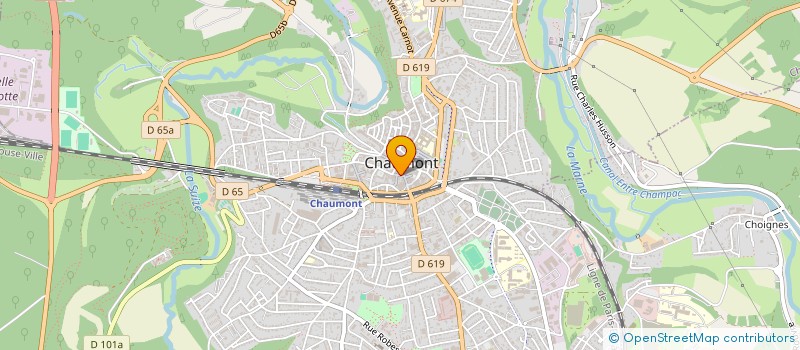 localisation de l'entreprise MANDARINE à CHAUMONT
