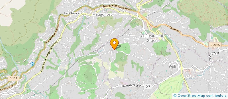 localisation de l'entreprise MANDARINE  CHATEAUNEUF-GRASSE