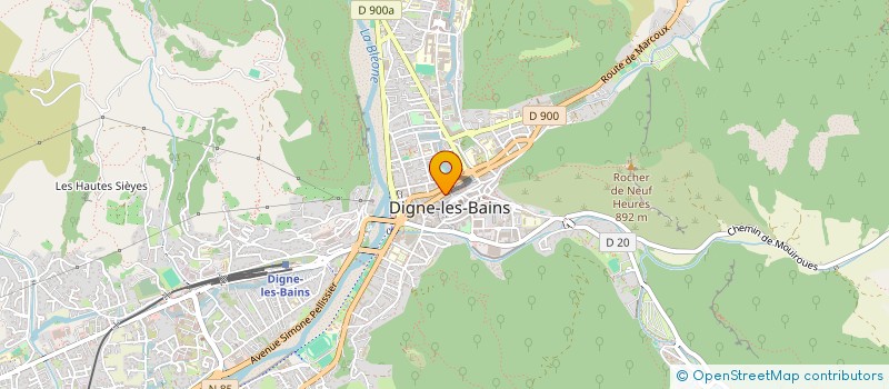 localisation de l'entreprise MANDARINE à DIGNE-LES-BAINS