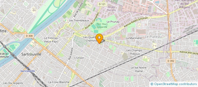 localisation de l'entreprise MANDARINE  LE PECQ