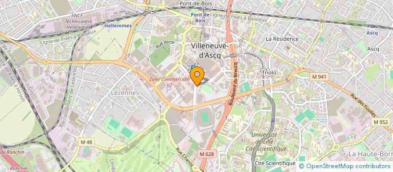 localisation de l'entreprise MANDARINE BUSINESS SCHOOL à VILLENEUVE-D'ASCQ