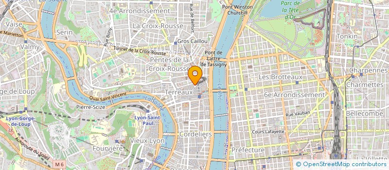 localisation de l'entreprise MANDARINE COMMUNICATION à LYON