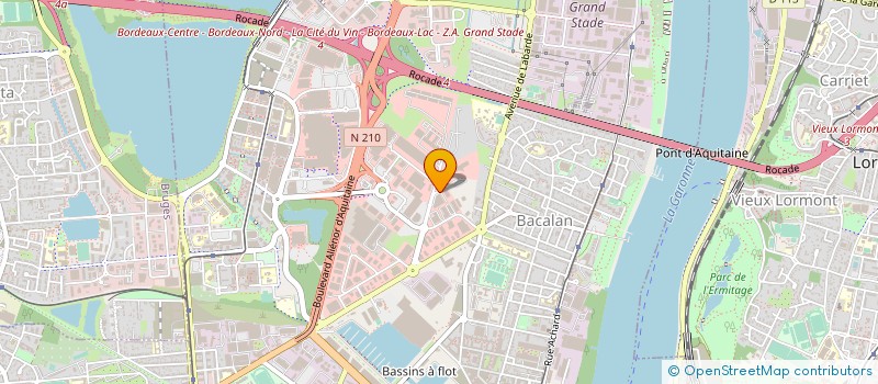 localisation de l'entreprise MANDARINE EMBALLAGE à BORDEAUX