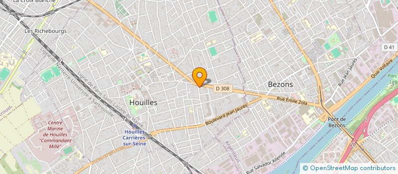 localisation de l'entreprise MANDARINE IMMOBILIER  HOUILLES