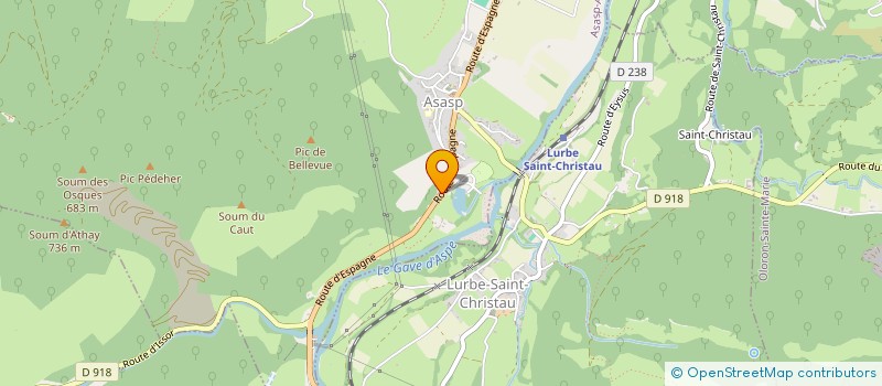 localisation de l'entreprise MANDATEIG  ASASP-ARROS