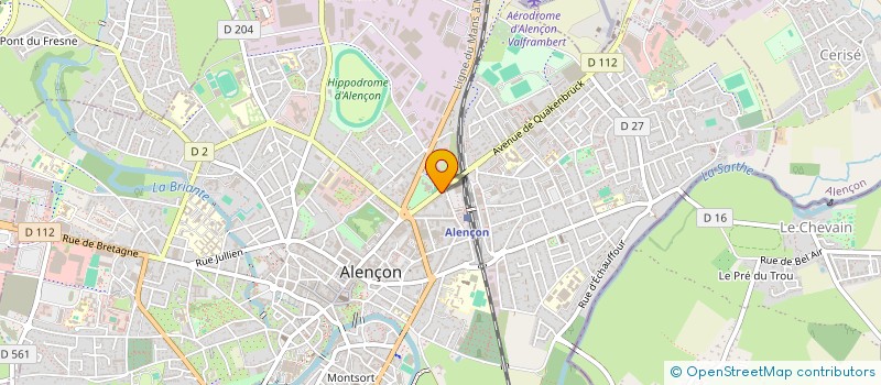 localisation de l'entreprise MANDATS & DOMICILE à ALENCON