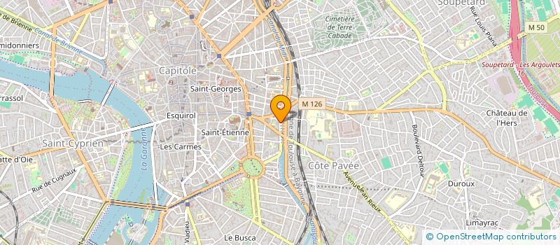 localisation de l'entreprise MANDAUTO  TOULOUSE