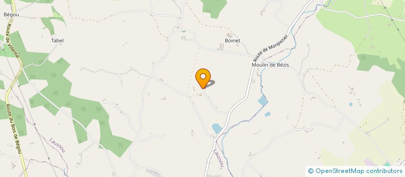 localisation de l'entreprise MANDAVY ENERGIE  LAUSSOU