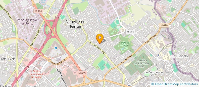 localisation de l'entreprise MANDE  TOURCOING