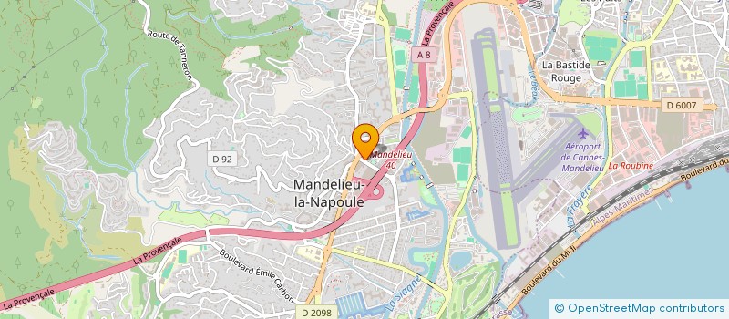 localisation de l'entreprise MANDELIEU LA NAPOULE CONGRES à MANDELIEU-LA-NAPOULE