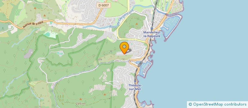 localisation de l'entreprise MANDELIEU PROPERTIES à MANDELIEU-LA-NAPOULE