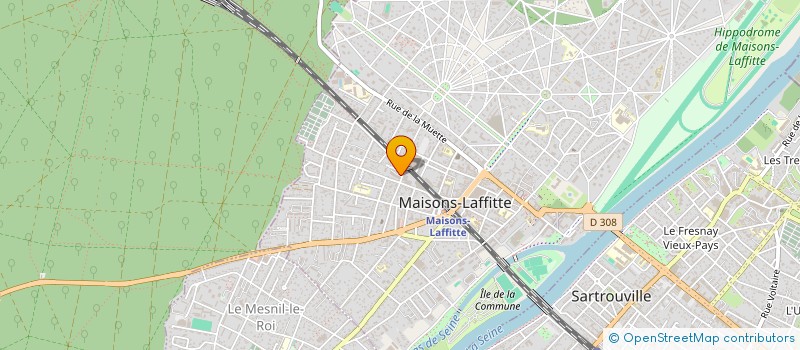 localisation de l'entreprise MANDEN  MAISONS-LAFFITTE