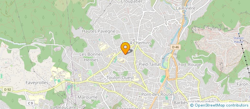 localisation de l'entreprise MANDERLEY à LE REVEST-LES-EAUX