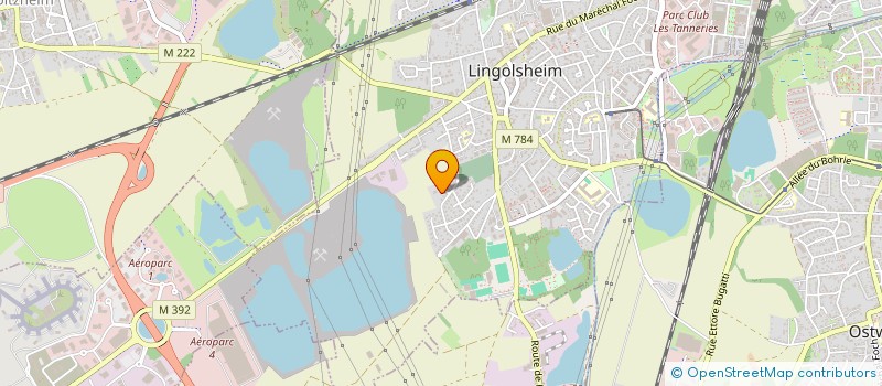 localisation de l'entreprise MANDERY  LINGOLSHEIM