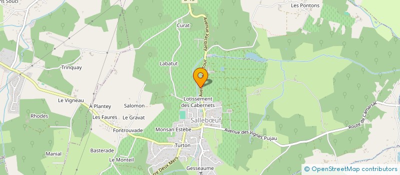 localisation de l'entreprise MANDEV  SALLEBUF